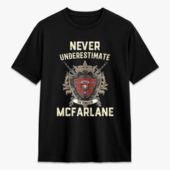 McFarlane Modern Tartan Crest 2D T-shirt - Never Underestimate Style