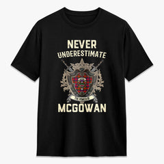 McGowan Tartan Crest 2D T-shirt - Never Underestimate Style