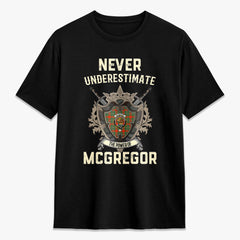 McGregor Ancient Tartan Crest 2D T-shirt - Never Underestimate Style