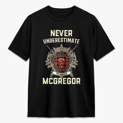 McGregor Rob Roy Modern Tartan Crest 2D T-shirt - Never Underestimate Style