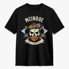 McIndoe Tartan Crest 2D T-shirt - Alba Skull Style