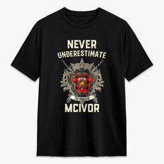 McIvor Tartan Crest 2D T-shirt - Never Underestimate Style