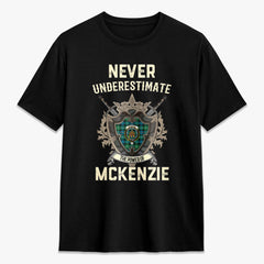 McKenzie Ancient Tartan Crest 2D T-shirt - Never Underestimate Style