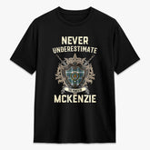 McKenzie Dress Ancient Tartan Crest 2D T-shirt - Never Underestimate Style