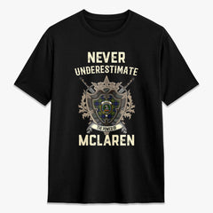 McLaren Modern Tartan Crest 2D T-shirt - Never Underestimate Style