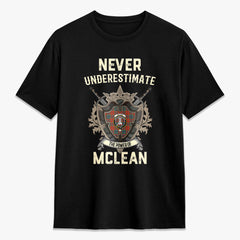 McLean of Duart Ancient Tartan Crest 2D T-shirt - Never Underestimate Style
