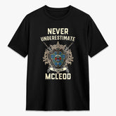 McLeod of Harris Ancient Tartan Crest 2D T-shirt - Never Underestimate Style