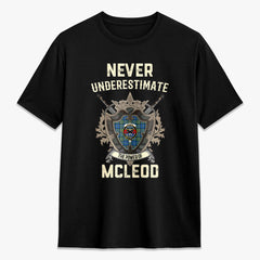 McLeod of Harris Ancient Tartan Crest 2D T-shirt - Never Underestimate Style