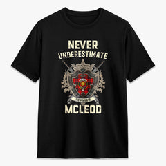 McLeod of Raasay Tartan Crest 2D T-shirt - Never Underestimate Style
