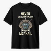 McPhail Hunting Ancient Tartan Crest 2D T-shirt - Never Underestimate Style