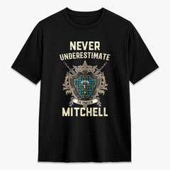 Mitchell Ancient Tartan Crest 2D T-shirt - Never Underestimate Style