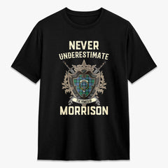 Morrison Ancient Tartan Crest 2D T-shirt - Never Underestimate Style