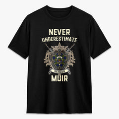 Muir Tartan Crest 2D T-shirt - Never Underestimate Style