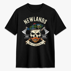Newlands Tartan Crest 2D T-shirt - Alba Skull Style