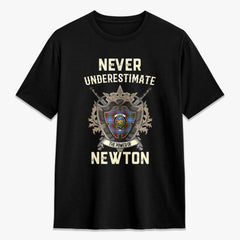 Newton Tartan Crest 2D T-shirt - Never Underestimate Style