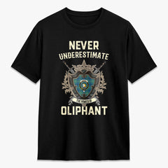Oliphant Ancient Tartan Crest 2D T-shirt - Never Underestimate Style