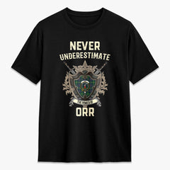 Orr Tartan Crest 2D T-shirt - Never Underestimate Style
