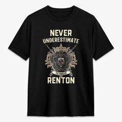 Renton Tartan Crest 2D T-shirt - Never Underestimate Style