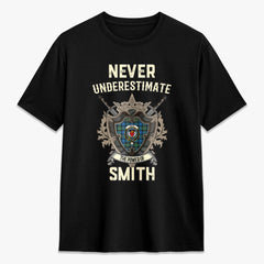 Smith Ancient Tartan Crest 2D T-shirt - Never Underestimate Style