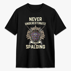 Spalding Tartan Crest 2D T-shirt - Never Underestimate Style