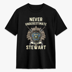 Stewart of Appin Hunting Ancient Tartan Crest 2D T-shirt - Never Underestimate Style