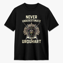 Urquhart Modern Tartan Crest 2D T-shirt - Never Underestimate Style