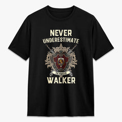 Walker Tartan Crest 2D T-shirt - Never Underestimate Style