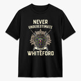 Whiteford Tartan Crest 2D T-shirt - Never Underestimate Style