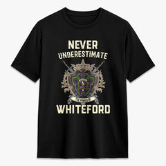 Whiteford Tartan Crest 2D T-shirt - Never Underestimate Style