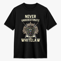 Whitelaw Tartan Crest 2D T-shirt - Never Underestimate Style