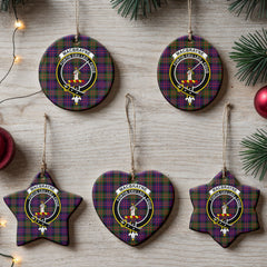 MacBrayne Tartan Crest Christmas Ceramic Ornament