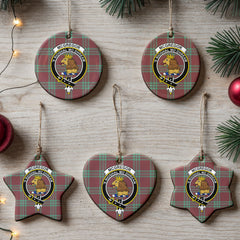 McGregor Hunting Ancient Tartan Crest Christmas Ceramic Ornament
