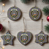 McIntyre Ancient Tartan Crest Christmas Ceramic Ornament
