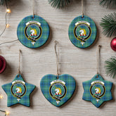 Oliphant Ancient Tartan Crest Christmas Ceramic Ornament