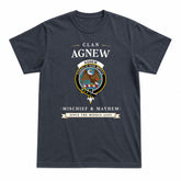 Agnew Ancient Tartan Crest Mischief and Mayhem T-shirt