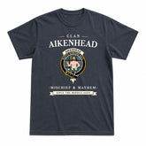 Aikenhead Tartan Crest Mischief and Mayhem T-shirt