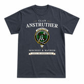 Anstruther Tartan Crest Mischief and Mayhem T-shirt