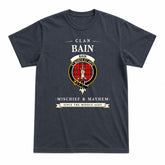 Bain Tartan Crest Mischief and Mayhem T-shirt