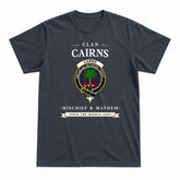 Cairns Tartan Crest Mischief and Mayhem T-shirt