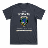 Forsyth Ancient Tartan Crest Mischief and Mayhem T-shirt