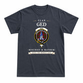 Ged Tartan Crest Mischief and Mayhem T-shirt