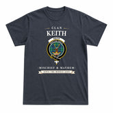 Keith Ancient Tartan Crest Mischief and Mayhem T-shirt