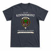 Kinninmont Tartan Crest Mischief and Mayhem T-shirt