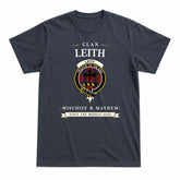 Leith Tartan Crest Mischief and Mayhem T-shirt