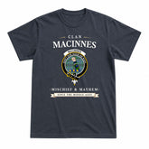 MacInnes Ancient Tartan Crest Mischief and Mayhem T-shirt