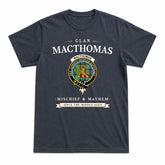 MacThomas Ancient Tartan Crest Mischief and Mayhem T-shirt