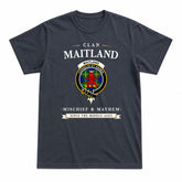 Maitland Tartan Crest Mischief and Mayhem T-shirt