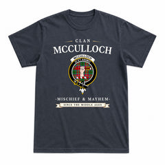 McCulloch Tartan Crest Mischief and Mayhem T-shirt