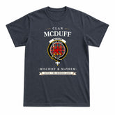 McDuff Ancient Tartan Crest Mischief and Mayhem T-shirt