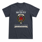 McDuff Hunting Modern Tartan Crest Mischief and Mayhem T-shirt